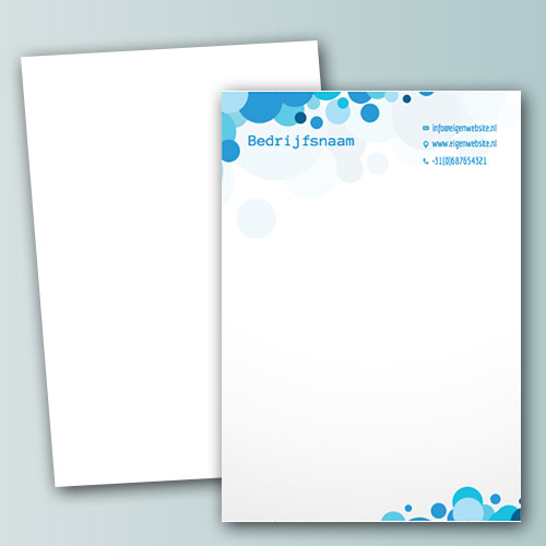 Briefpapier Template 2 Product Designer EigenWebsite nl