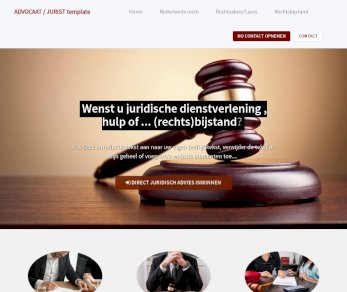 Advocaat / jurist template