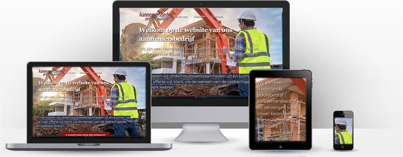 Website maken voor aannemer / bouwbedrijf