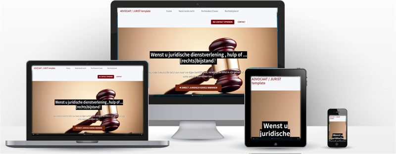 Advocaat website maken?