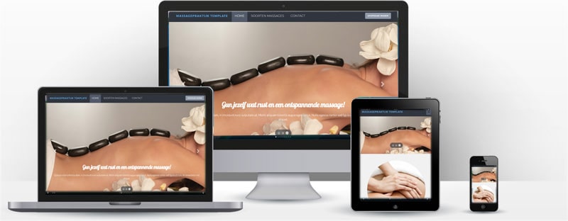 Website maken voor een massagesalon