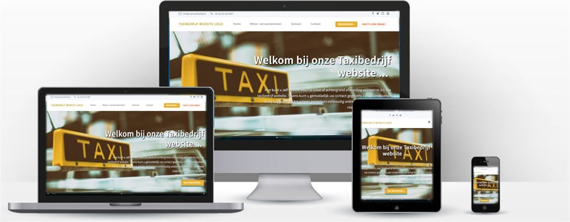 Website maken voor een taxibedrijf